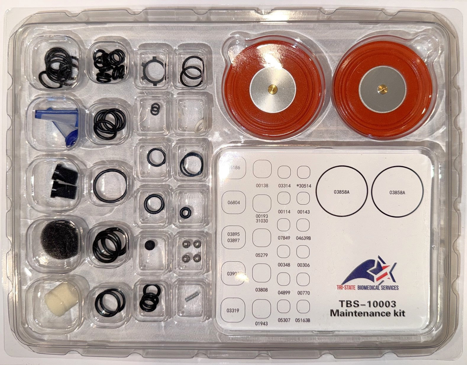 Air Oxygen Blender Overhaul PM Kit 10003 Compatible