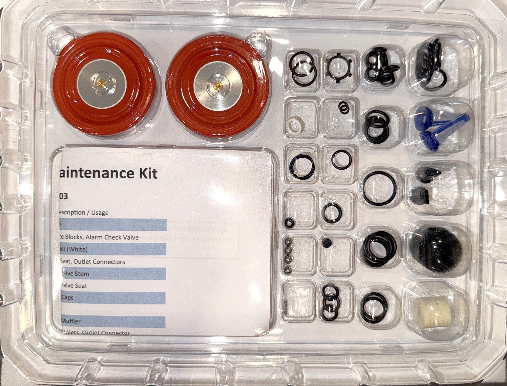 Air Oxygen Blender Overhaul PM Kit 10003 Compatible