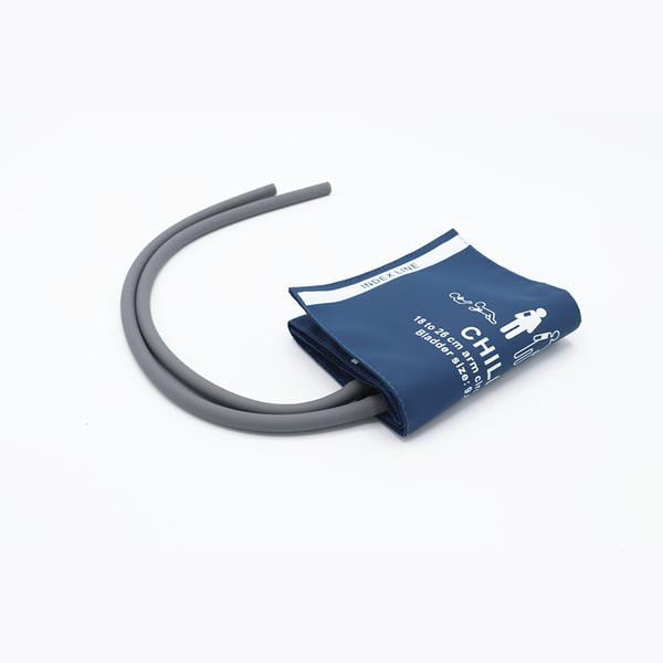 Reusable NIBP Cuff Double Tube Pediatric Use 18 - 26 cm Arm Circumference