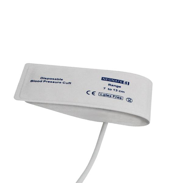 Disposable NIBP Cuff Neonate Veterinary Use Single Tube 7 - 13 cm Package of 10